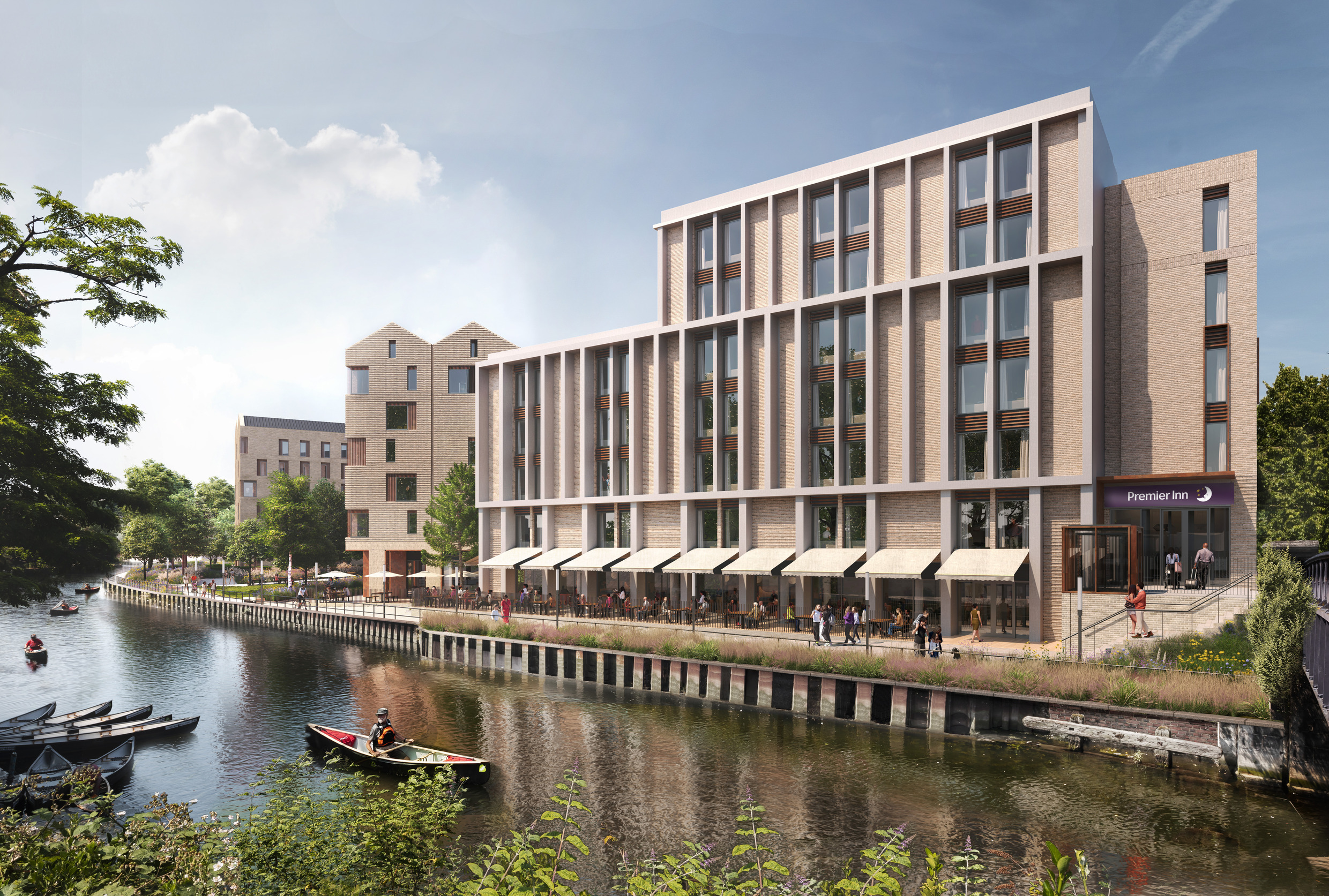 Premier Inn Hotel Norwich Nelson Cgi (whitbread Plc And Sheppard Robson Architects)